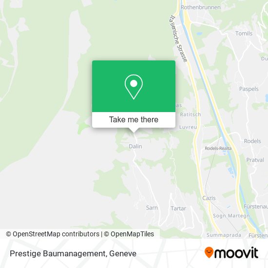 Prestige Baumanagement map