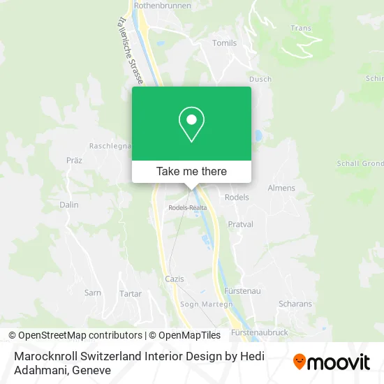 Marocknroll Switzerland Interior Design by Hedi Adahmani map