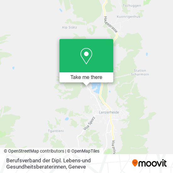 Berufsverband der Dipl. Lebens-und Gesundheitsberaterinnen map