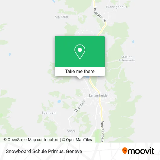 Snowboard Schule Primus map