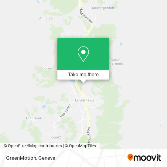 GreenMotion map