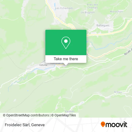 Froidelec Sàrl map