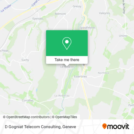 D Gogniat Telecom Consulting map