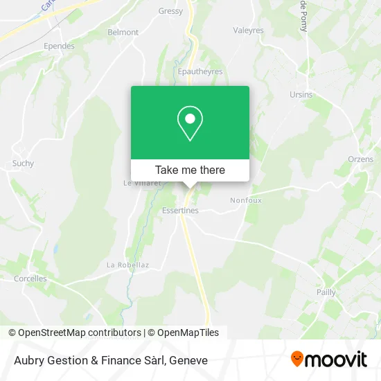 Aubry Gestion & Finance Sàrl map