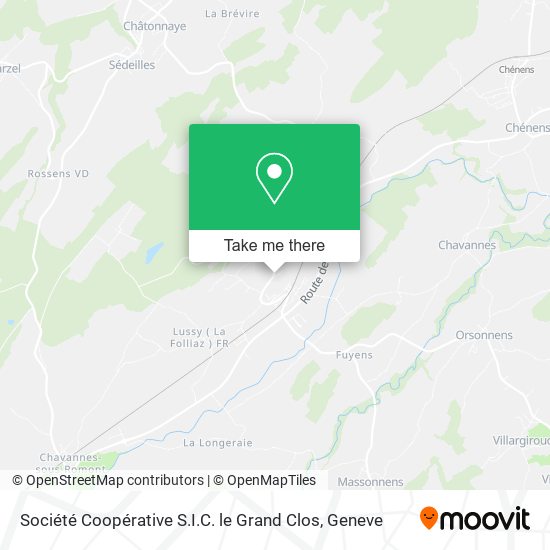 Société Coopérative S.I.C. le Grand Clos map