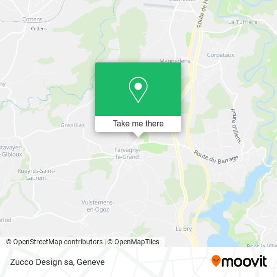 Zucco Design sa map