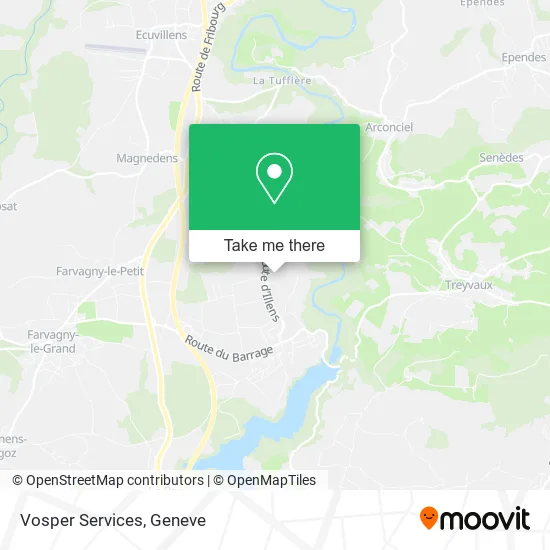 Vosper Services map