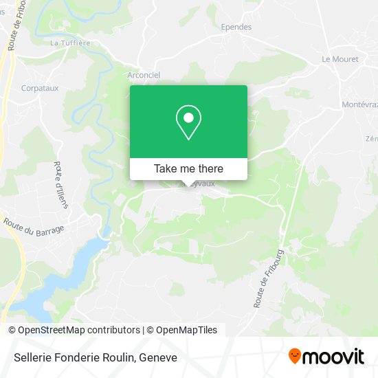 Sellerie Fonderie Roulin map