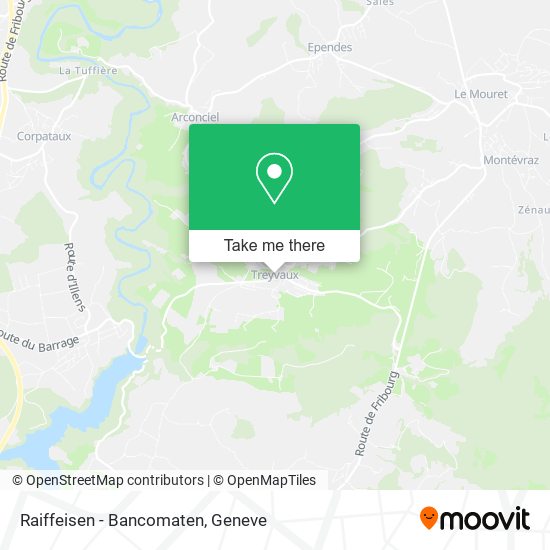Raiffeisen - Bancomaten map