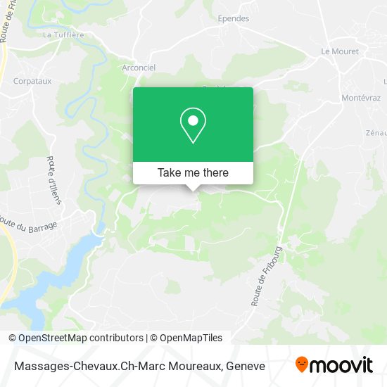 Massages-Chevaux.Ch-Marc Moureaux map