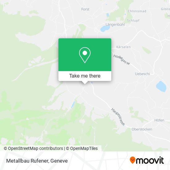Metallbau Rufener map