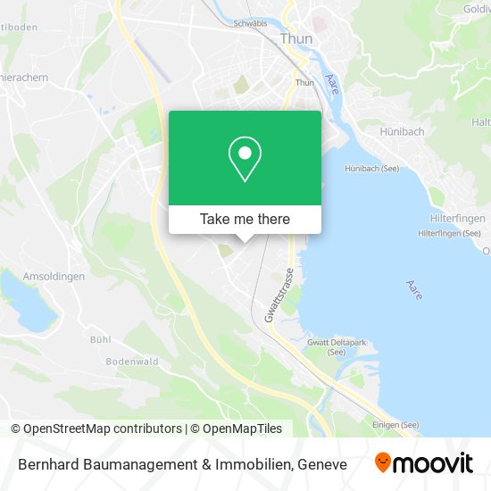 Bernhard Baumanagement & Immobilien map