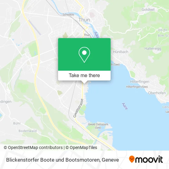 Blickenstorfer Boote und Bootsmotoren map