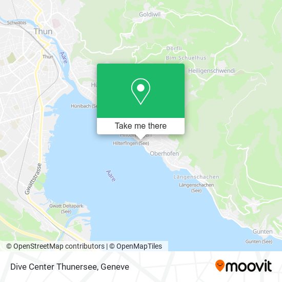 Dive Center Thunersee plan