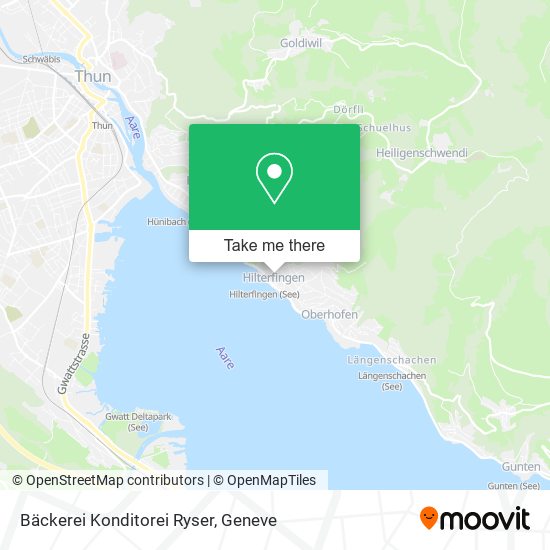 Bäckerei Konditorei Ryser map