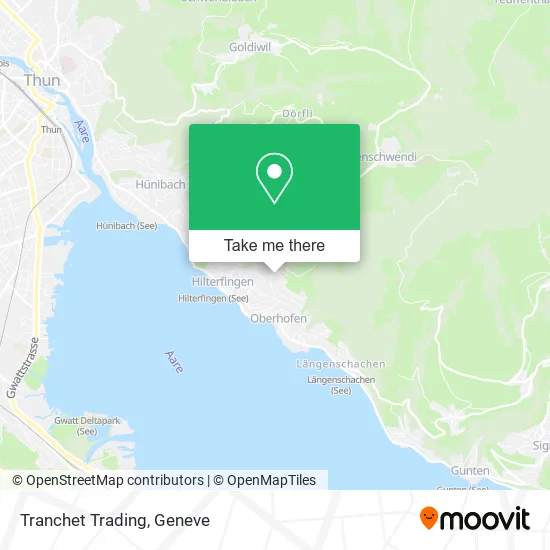 Tranchet Trading map
