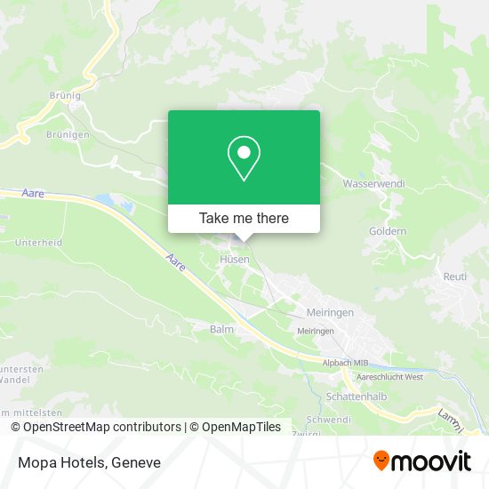 Mopa Hotels map