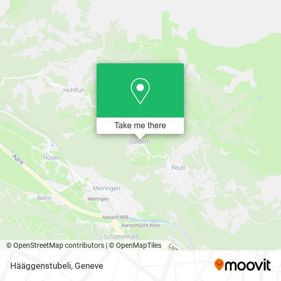 Hääggenstubeli map
