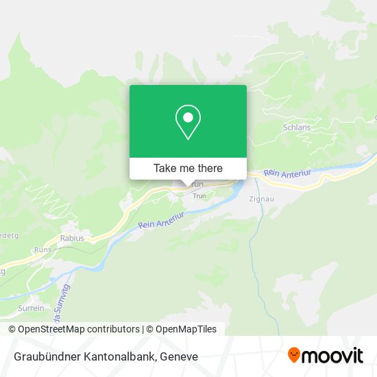 Graubündner Kantonalbank map