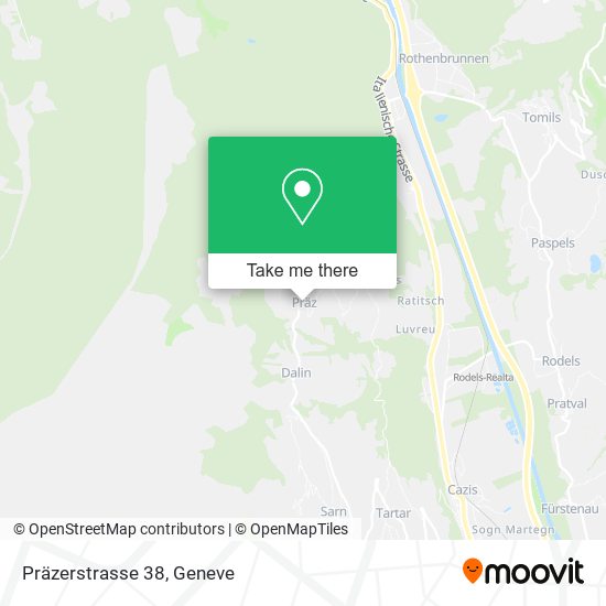 Präzerstrasse 38 map