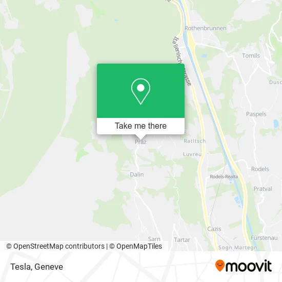 Tesla map