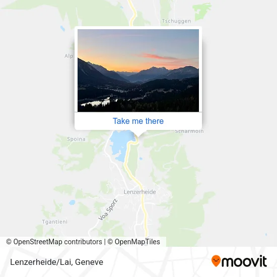 Lenzerheide/Lai map