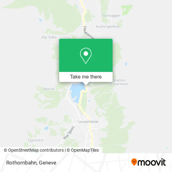 Rothornbahn map