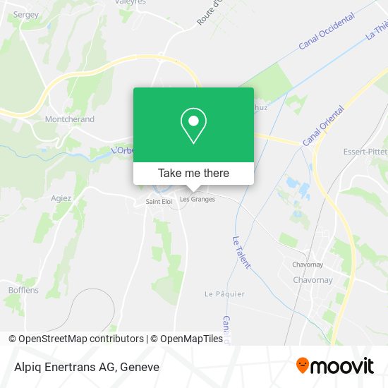 Alpiq Enertrans AG map