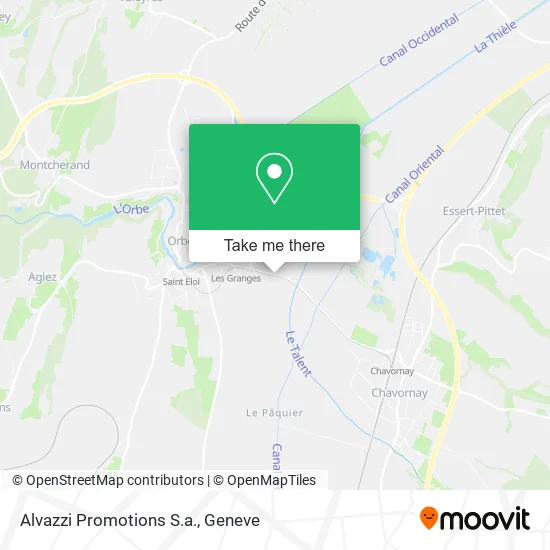 Alvazzi Promotions S.a. map