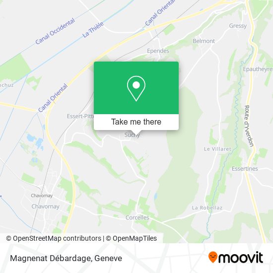 Magnenat Débardage map