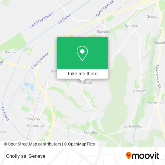 Cholly sa map