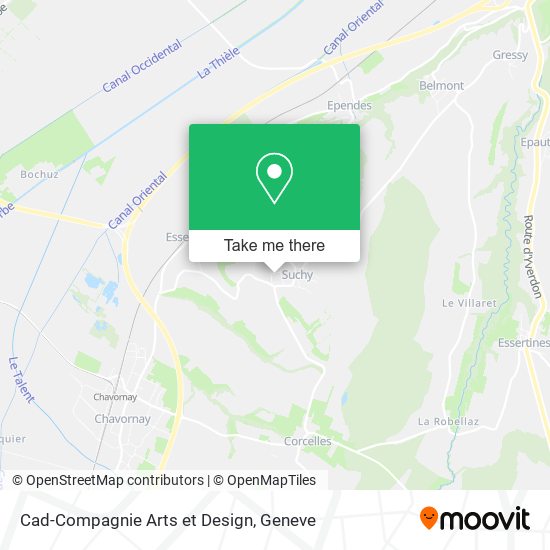Cad-Compagnie Arts et Design map