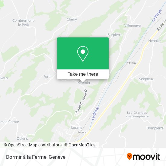 Dormir à la Ferme map