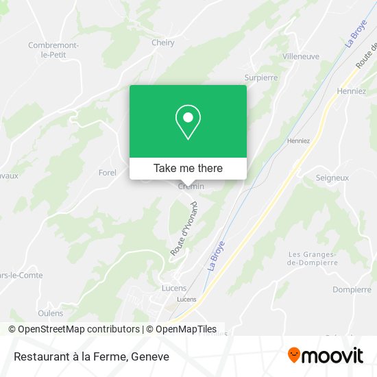 Restaurant à la Ferme map