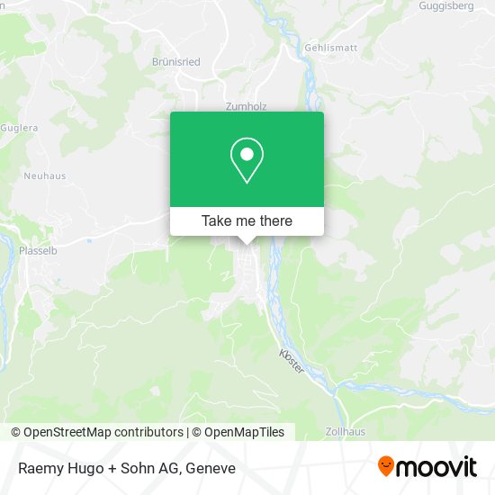 Raemy Hugo + Sohn AG map