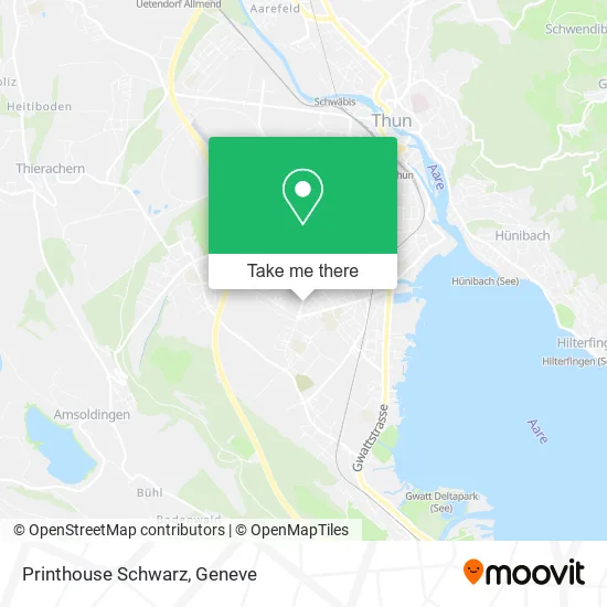 Printhouse Schwarz map