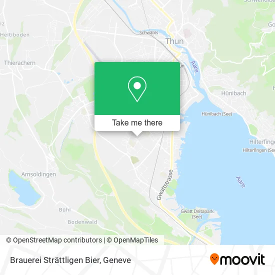 Brauerei Strättligen Bier map