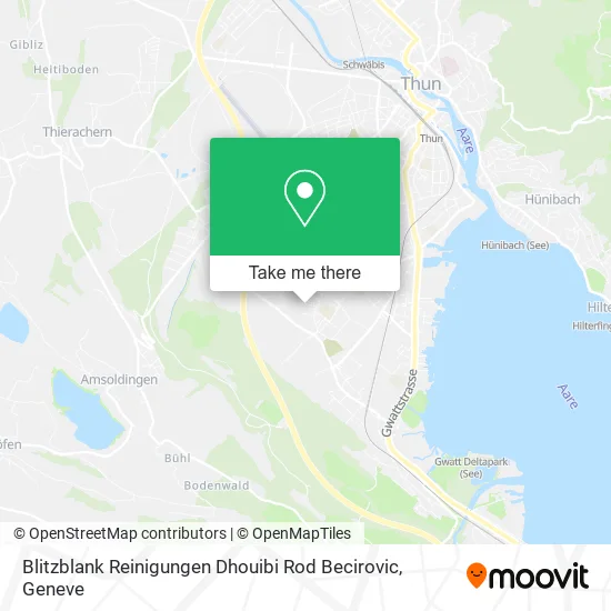 Blitzblank Reinigungen Dhouibi Rod Becirovic map