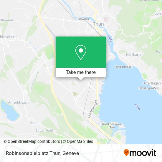 Robinsonspielplatz Thun map