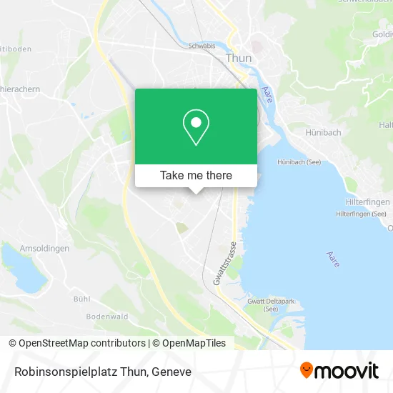Robinsonspielplatz Thun map