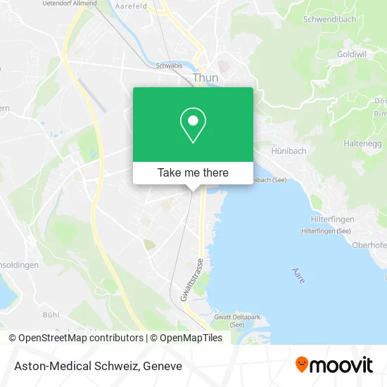 Aston-Medical Schweiz map