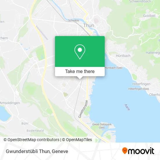 Gwunderstübli Thun map