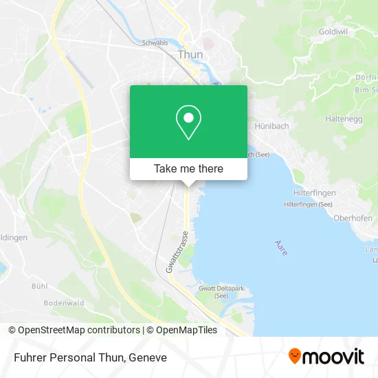 Fuhrer Personal Thun map