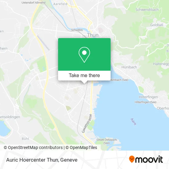 Auric Hoercenter Thun map