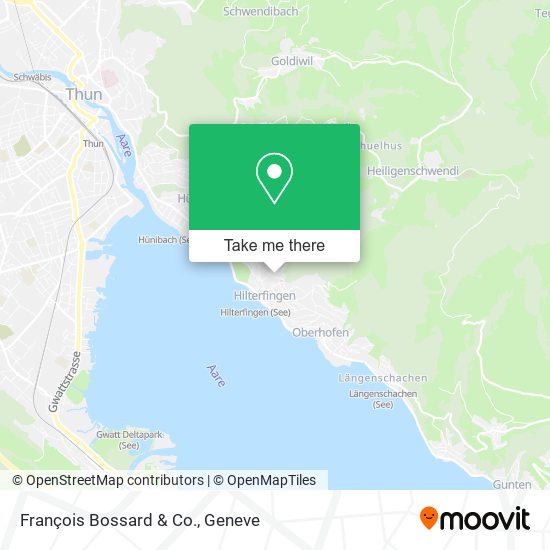 François Bossard & Co. map