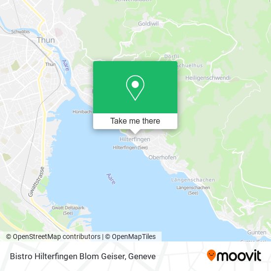 Bistro Hilterfingen Blom Geiser map