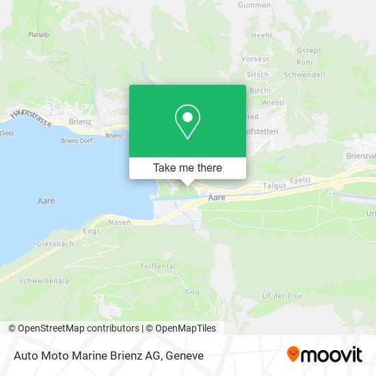 Auto Moto Marine Brienz AG map