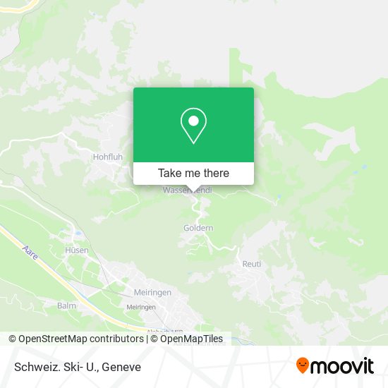Schweiz. Ski- U. map