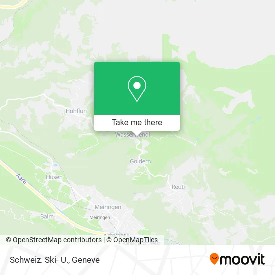 Schweiz. Ski- U. map