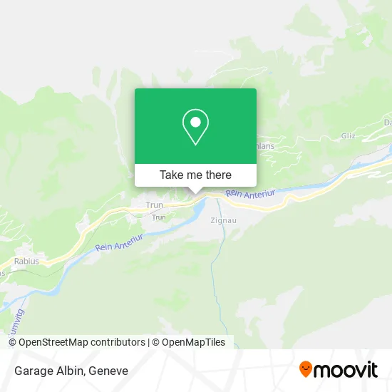 Garage Albin map